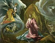 El Greco christ on the mount of olives oil on canvas